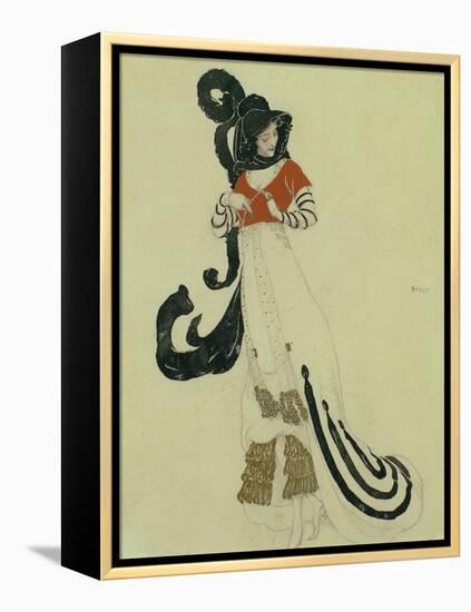 Fancy Dress Costume Design, C. 1914-Léon Bakst-Framed Premier Image Canvas