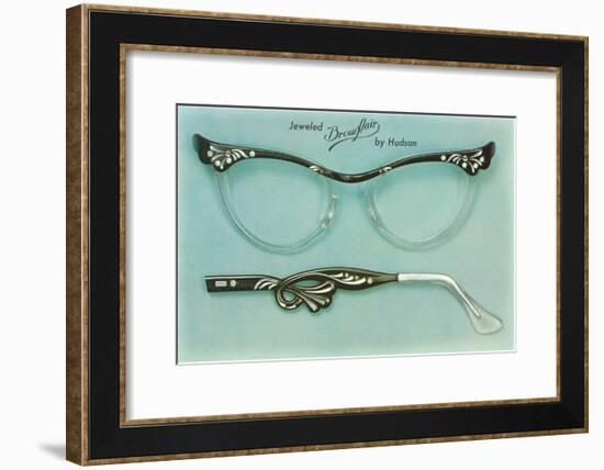 Fancy Eyeglass Frames-null-Framed Art Print