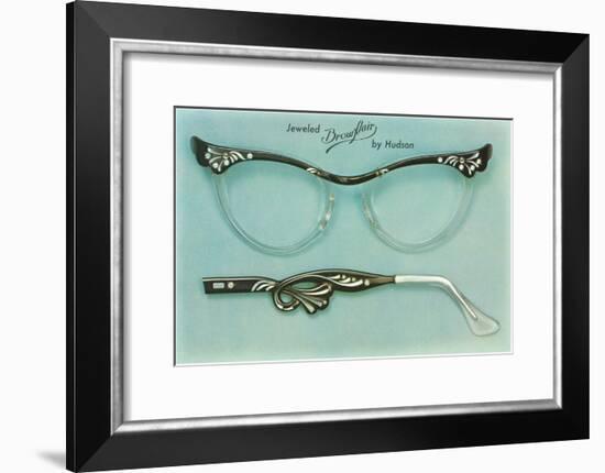 Fancy Eyeglass Frames-null-Framed Art Print