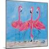 Fancy Flamingos II-Julie DeRice-Mounted Art Print