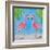 Fancy Flamingos III-Julie DeRice-Framed Art Print