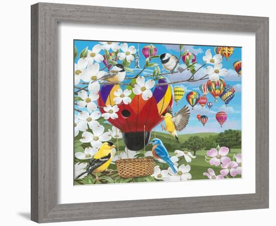 Fancy Fliers-William Vanderdasson-Framed Giclee Print