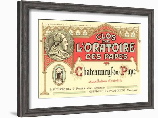 Fancy French Wine Label-null-Framed Art Print