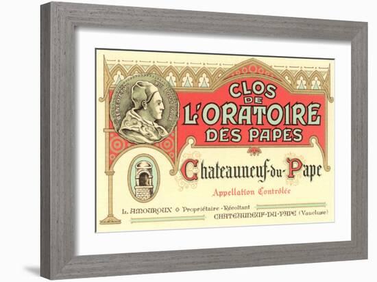 Fancy French Wine Label-null-Framed Art Print