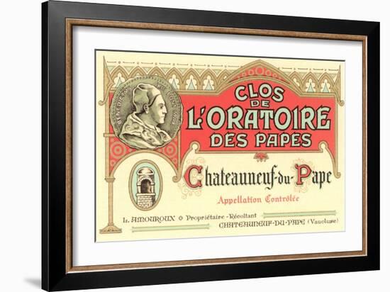 Fancy French Wine Label-null-Framed Art Print