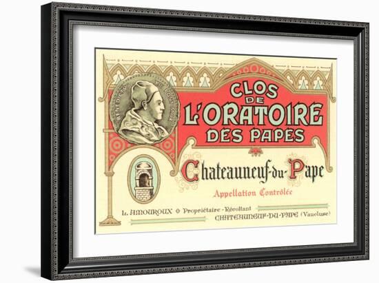 Fancy French Wine Label-null-Framed Art Print