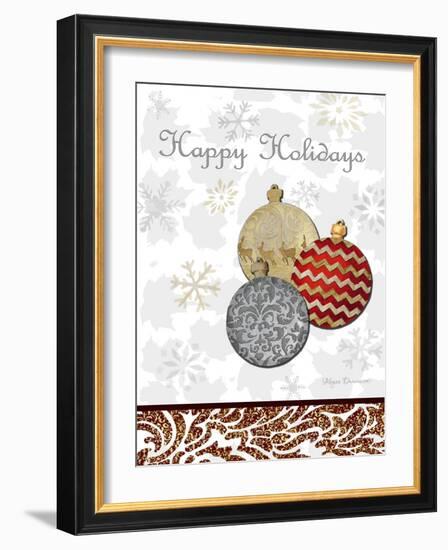 Fancy Happy Holidays-Megan Aroon Duncanson-Framed Giclee Print