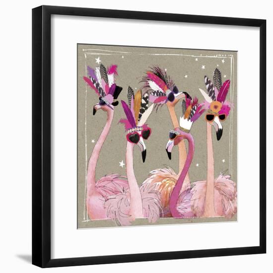 Fancy Pants Bird IV-Hammond Gower-Framed Art Print