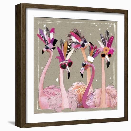 Fancy Pants Bird IV-Hammond Gower-Framed Art Print