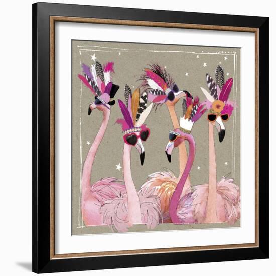 Fancy Pants Bird IV-Hammond Gower-Framed Art Print