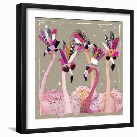 Fancy Pants Bird IV-Hammond Gower-Framed Art Print