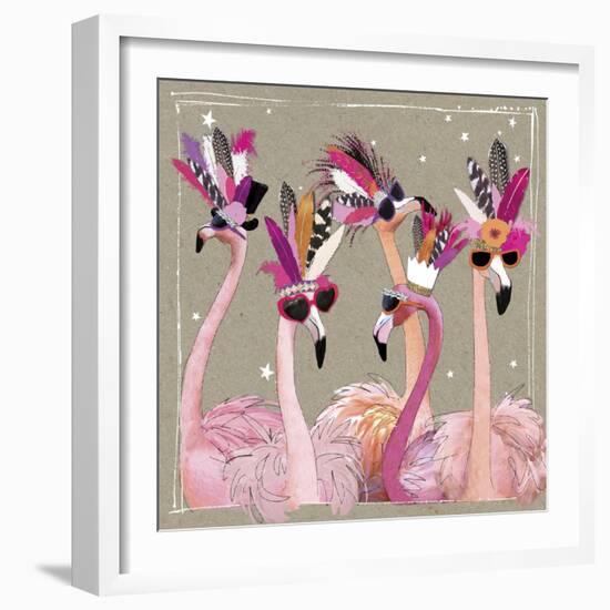 Fancy Pants Bird IV-Hammond Gower-Framed Art Print