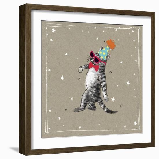 Fancypants Cats II-Hammond Gower-Framed Art Print