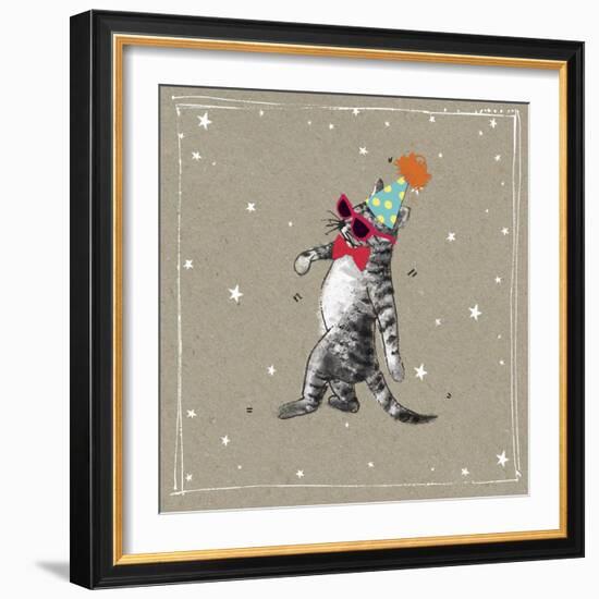 Fancypants Cats II-Hammond Gower-Framed Art Print