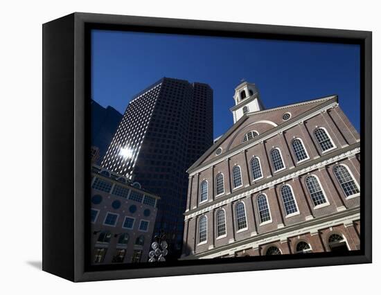 Faneuil Hall, Boston, Massachusetts, New England, USA-null-Framed Premier Image Canvas