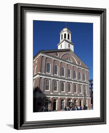 Faneuil Hall, Boston, Massachusetts, New England, USA-null-Framed Photographic Print