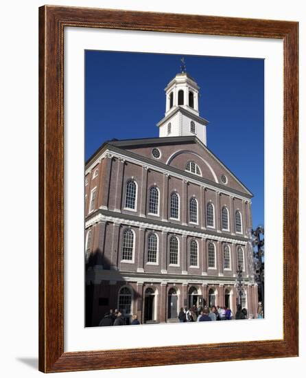 Faneuil Hall, Boston, Massachusetts, New England, USA-null-Framed Photographic Print