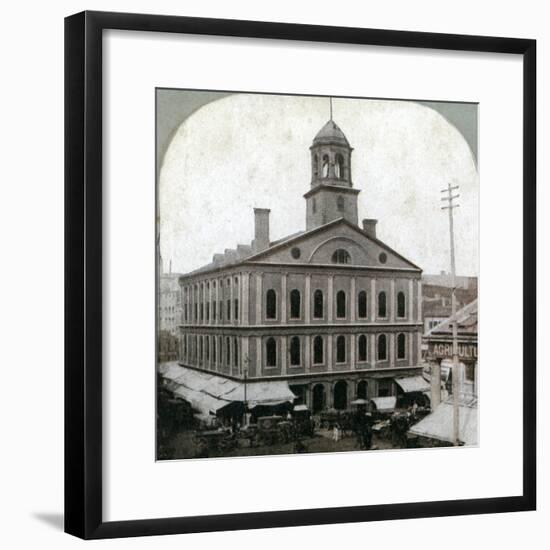 Faneuil Hall, Boston, Massachusetts, USA, Late 19th Century-null-Framed Giclee Print