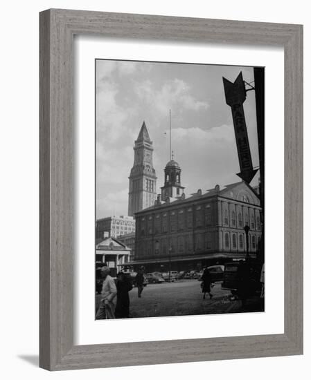 Faneuil Hall-Walter Sanders-Framed Photographic Print