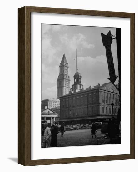 Faneuil Hall-Walter Sanders-Framed Photographic Print