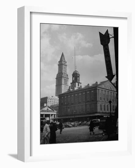 Faneuil Hall-Walter Sanders-Framed Photographic Print