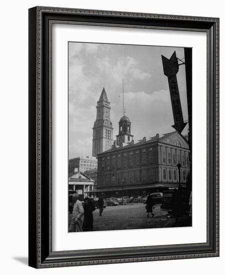 Faneuil Hall-Walter Sanders-Framed Photographic Print