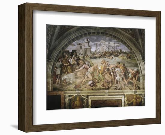 Fanlight, Frescoed-Raffaello Sanzio-Framed Giclee Print