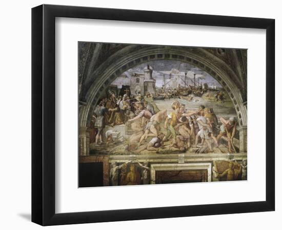 Fanlight, Frescoed-Raffaello Sanzio-Framed Giclee Print