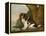 Fanny, a Brown and White Spaniel, 1778-George Stubbs-Framed Premier Image Canvas
