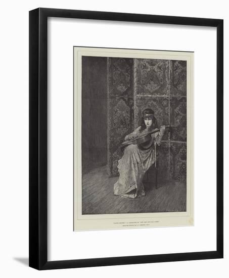 Fanny Bunter, a Character in New Men and Old Acres-Edward John Gregory-Framed Giclee Print