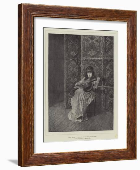 Fanny Bunter, a Character in New Men and Old Acres-Edward John Gregory-Framed Giclee Print