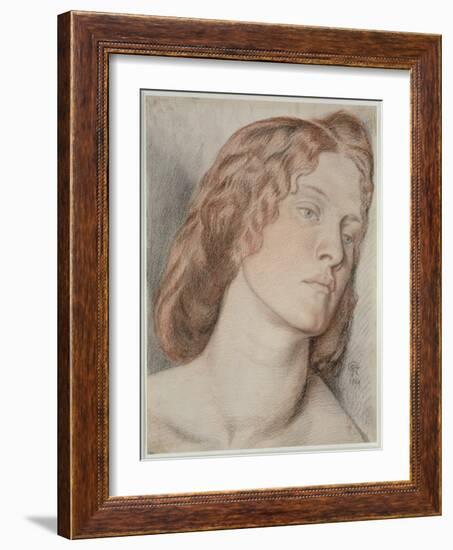 Fanny Cornforth, Study for 'Fair Rosamund', 1861-Dante Gabriel Rossetti-Framed Giclee Print