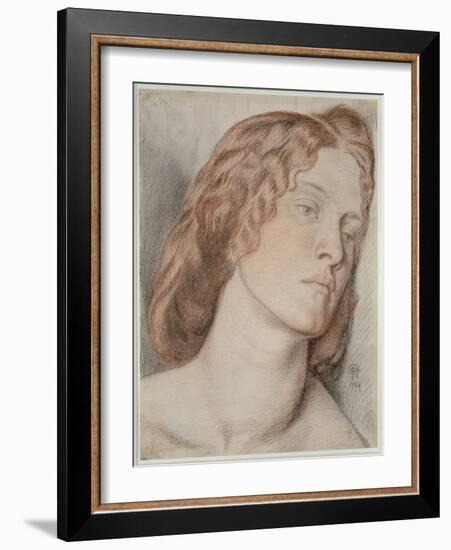 Fanny Cornforth, Study for 'Fair Rosamund', 1861-Dante Gabriel Rossetti-Framed Giclee Print