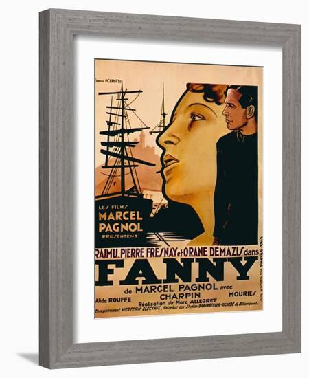 Fanny, from Left: Orane Demazis, Pierre Fresnay, 1932-null-Framed Art Print