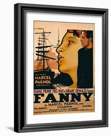 Fanny, from Left: Orane Demazis, Pierre Fresnay, 1932-null-Framed Art Print