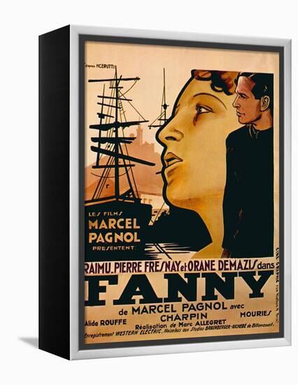 Fanny, from Left: Orane Demazis, Pierre Fresnay, 1932-null-Framed Stretched Canvas