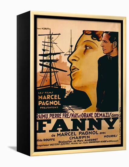 Fanny, from Left: Orane Demazis, Pierre Fresnay, 1932-null-Framed Stretched Canvas