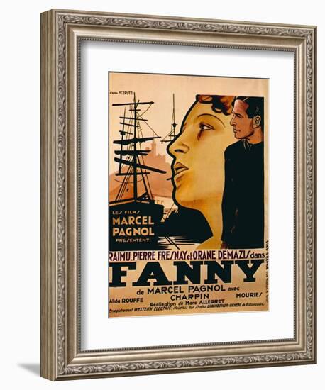 Fanny, from Left: Orane Demazis, Pierre Fresnay, 1932-null-Framed Premium Giclee Print