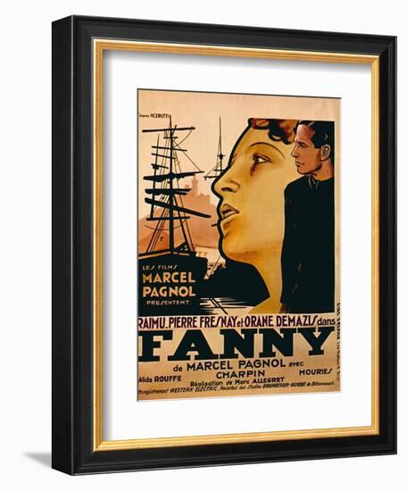 Fanny, from Left: Orane Demazis, Pierre Fresnay, 1932-null-Framed Premium Giclee Print
