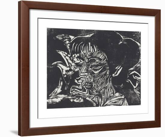 Fanny Wocke-Ernst Ludwig Kirchner-Framed Premium Giclee Print