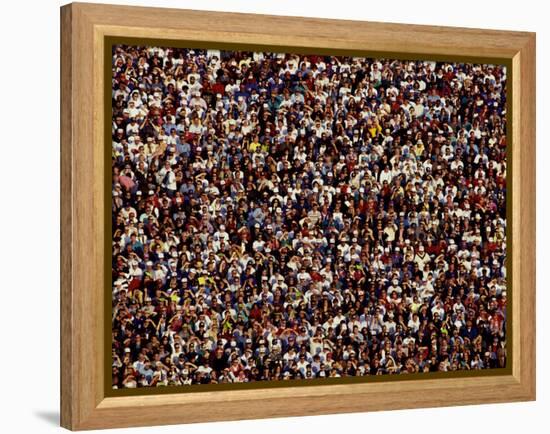 Fans at Sporting Event-null-Framed Premier Image Canvas