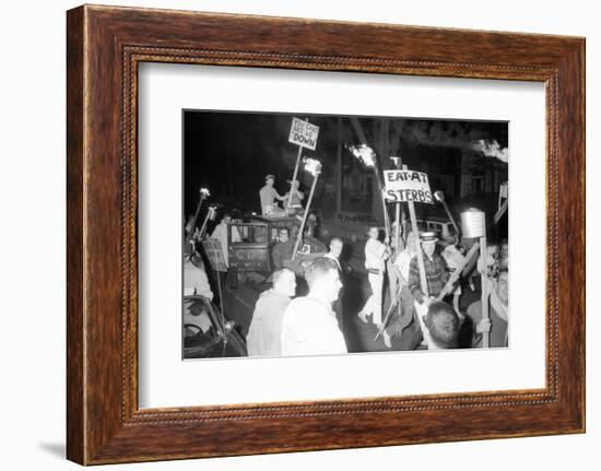 Fans at the Minnesota- Iowa Game and Football Weekend, Minneapolis, November 1960-Francis Miller-Framed Photographic Print