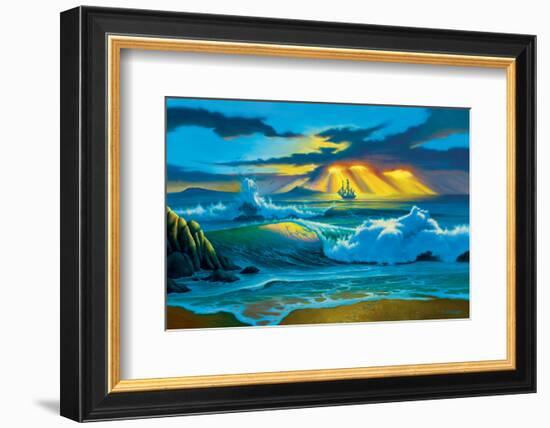 Fanta-Sea-Jim Warren-Framed Premium Giclee Print