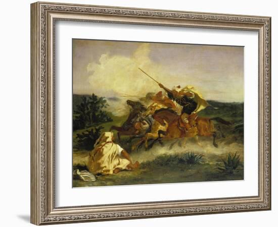 Fantaisie Arabe, 1833-Eugene Delacroix-Framed Giclee Print