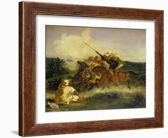 Fantaisie Arabe, 1833-Eugene Delacroix-Framed Giclee Print