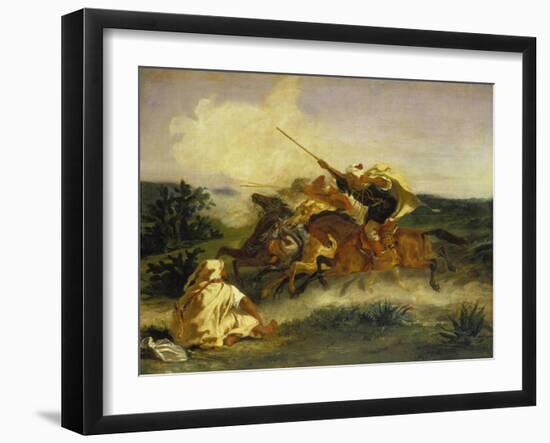 Fantaisie Arabe, 1833-Eugene Delacroix-Framed Giclee Print