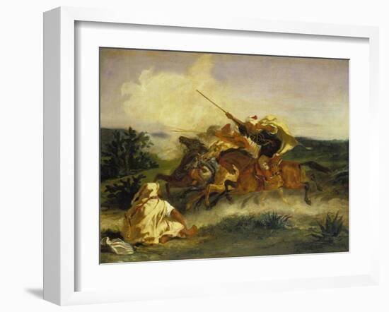 Fantaisie Arabe, 1833-Eugene Delacroix-Framed Giclee Print