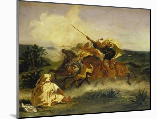 Fantaisie Arabe, 1833-Eugene Delacroix-Mounted Giclee Print