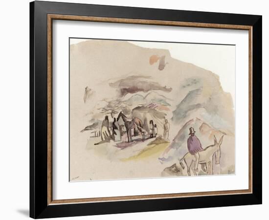 Fantaisie cubaine-Jules Pascin-Framed Giclee Print