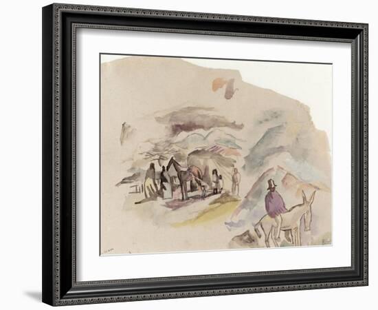 Fantaisie cubaine-Jules Pascin-Framed Giclee Print